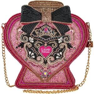 Mary Frances Love Potion Pink Bottle Beaded Handbag Bag Purse NEW